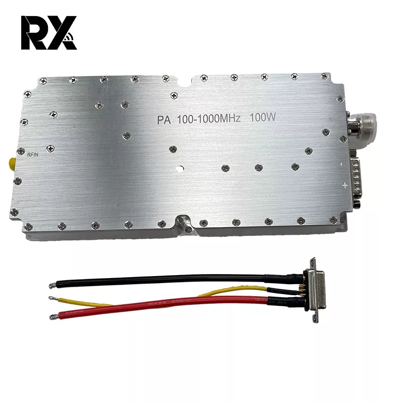 উচ্চ ক্ষমতার 100W 100-1000MHz ব্রডব্যান্ড পাওয়ার এম্প্লিফায়ার